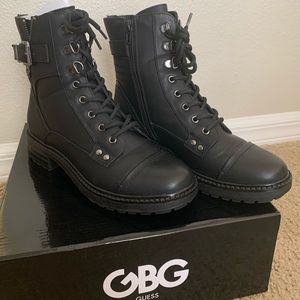 Guess GBG- Gessy Combat Boots 🥾 Size 7.5M